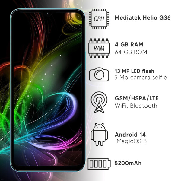 Honor Play9a 4gb Ram 64gb + Regalo AZUL