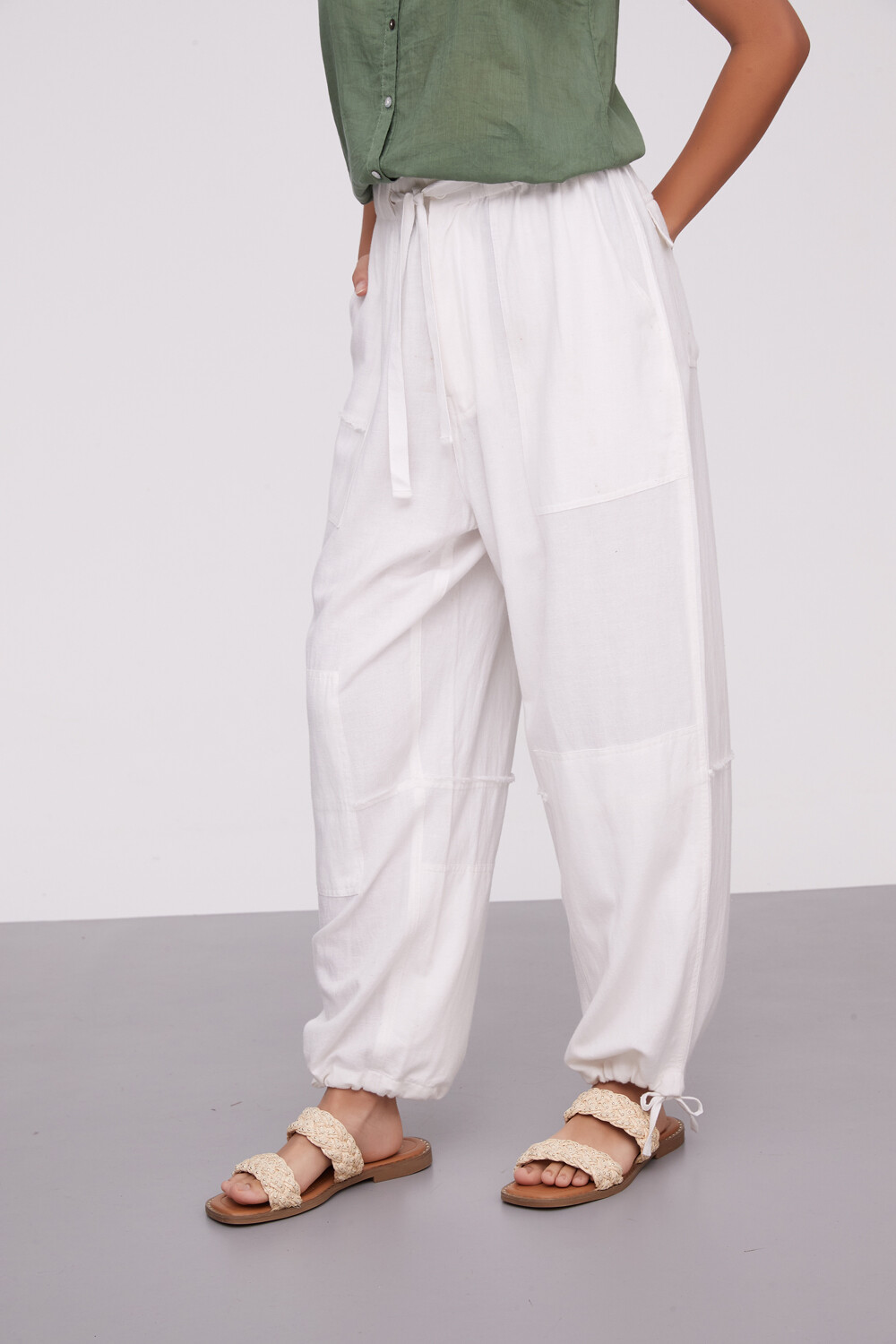 Pantalon Greko Blanco