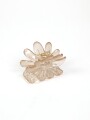 Pinza De Pelo Flor Camel