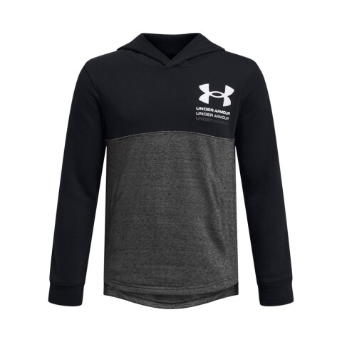 UA Boys Rival Terry Hoodie-PPL BLK-001