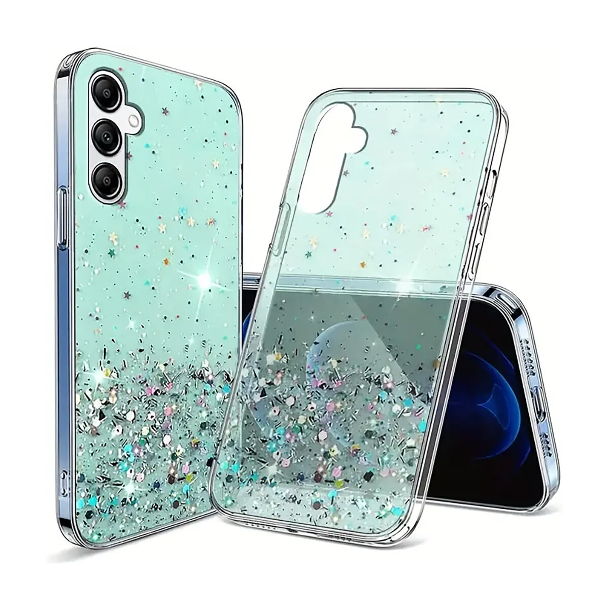 Protector Case TPU Glitter para Samsung Galaxy A15 - Green 