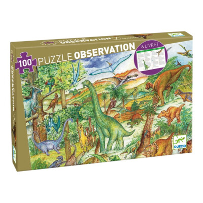 Puzzle Dinosaurios de Observación Djeco Puzzle Dinosaurios de Observación Djeco
