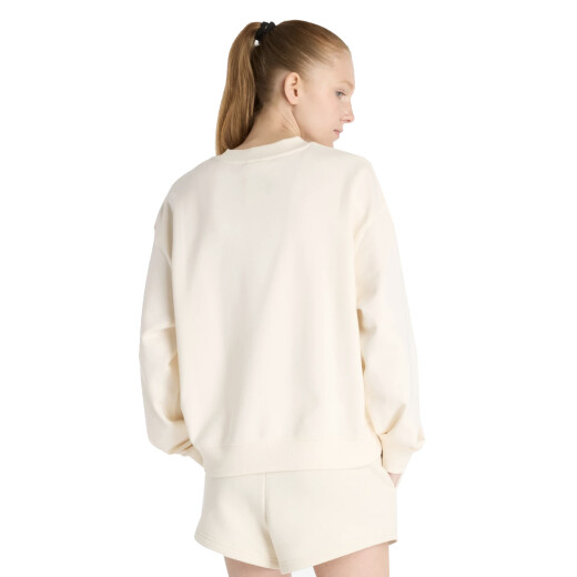Buzo New Balance Sport Essentials French Terry - Beige Buzo New Balance Sport Essentials French Terry - Beige