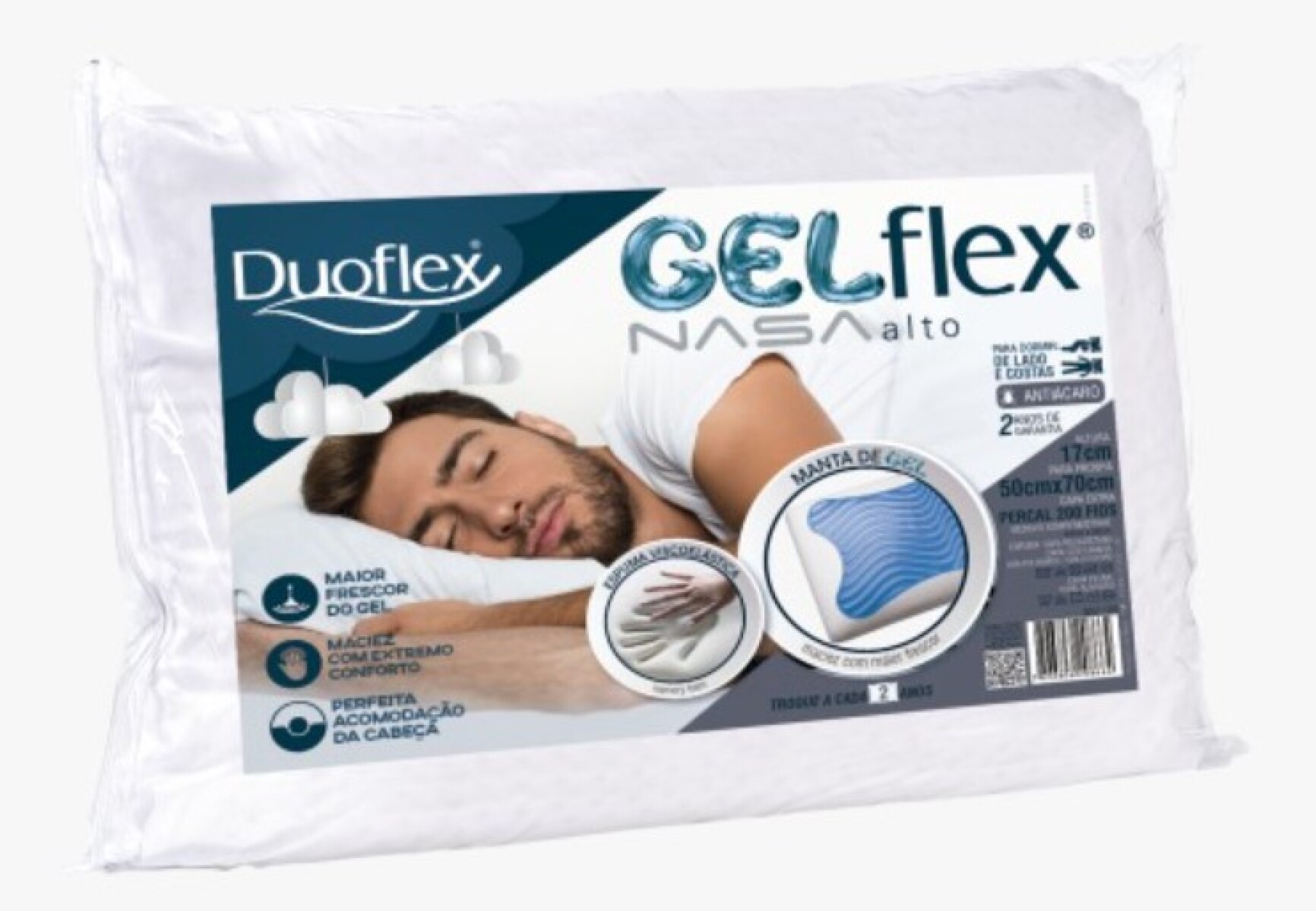 Almohada NASA gel flex DUOFLEX 