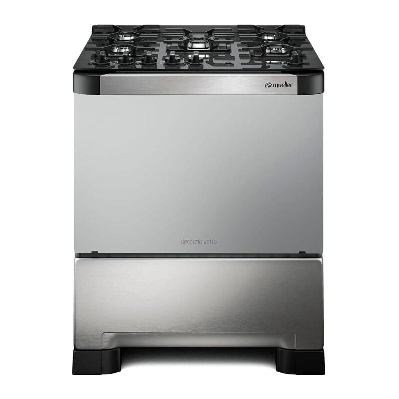Cocina Mueller 5 H a Gas Decorato Vetro Cocina Mueller 5 H a Gas Decorato Vetro