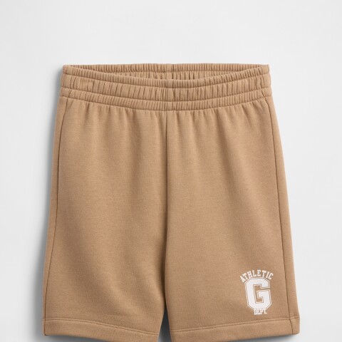 V-DB LOGO SHORT CAMEL HAIR