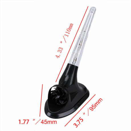 ANTENA - DECORATIVA C/ LUZ LED Y TURBINA - ANTENA - DECORATIVA C/ LUZ LED Y TURBINA -