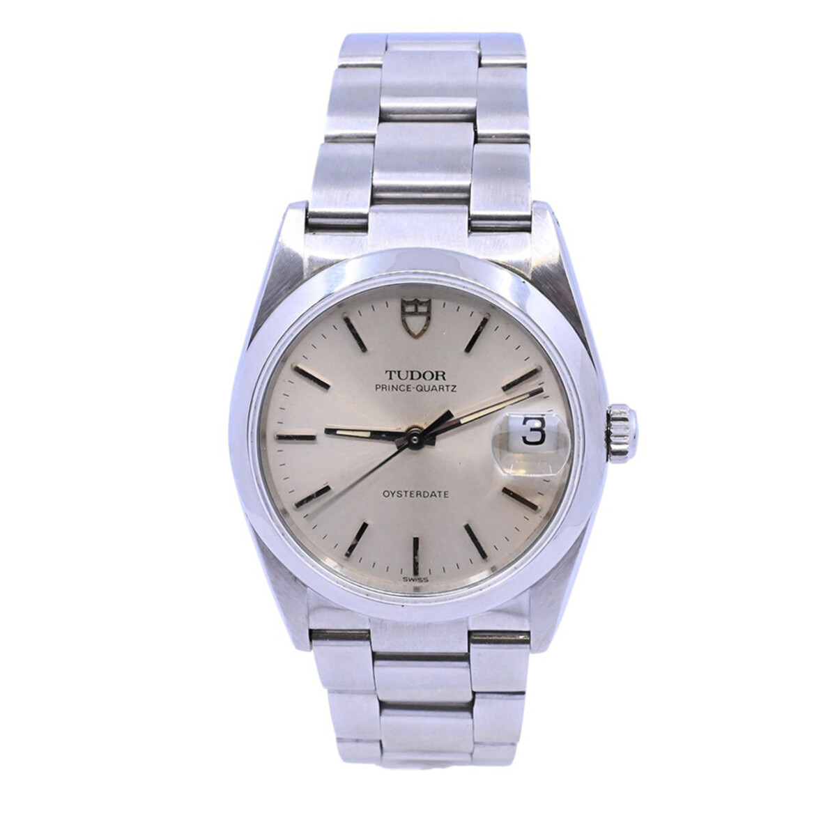 Tudor Prince Quartz Oysterdate 84000 año 1989 caja 34 mm acero inoxidable. 