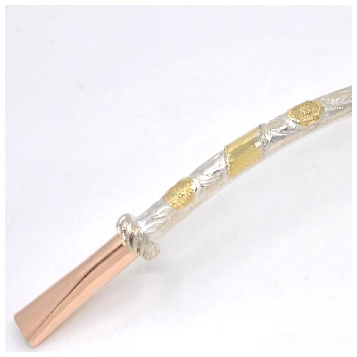 Bombilla Plata Y Oro Nº 48 