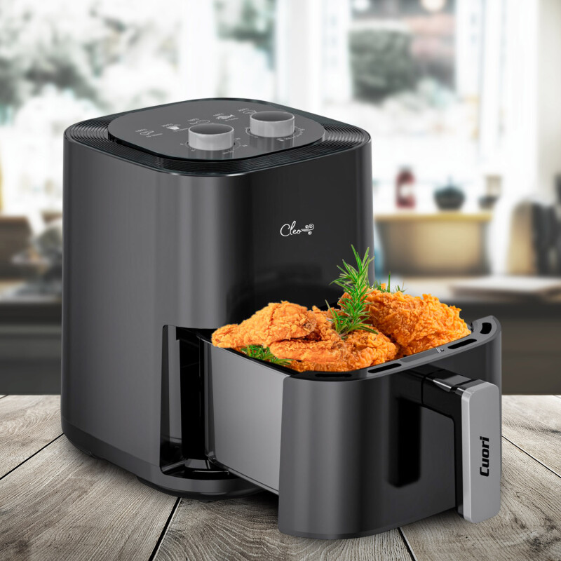 Freidora de Aire Sin Aceite Cuori Cleo 4.5 Litros 1400W Freidora de Aire Sin Aceite Cuori Cleo 4.5 Litros 1400W
