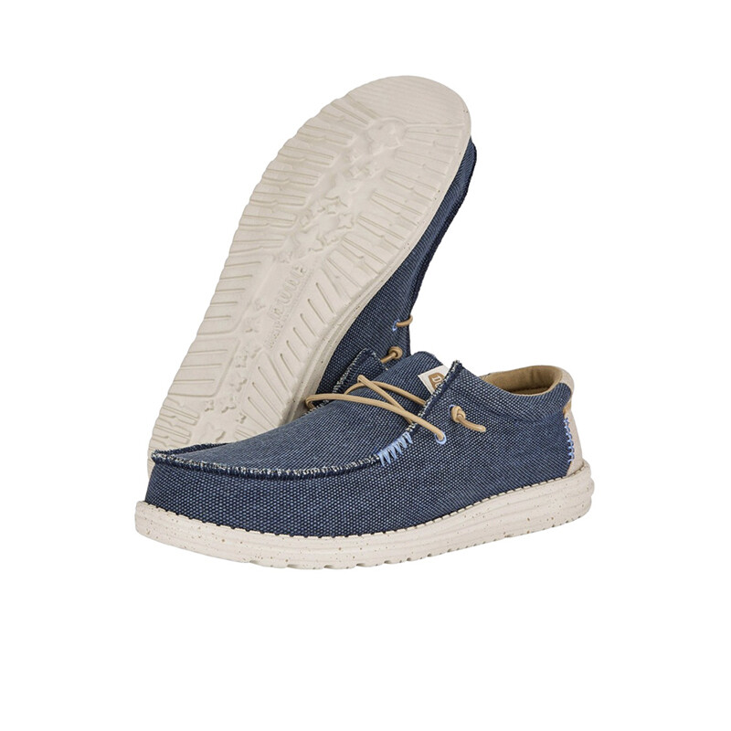 Zapatos Hey Dude Wally Coastline Jute Azul