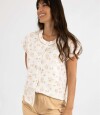 Pijama floral Beige