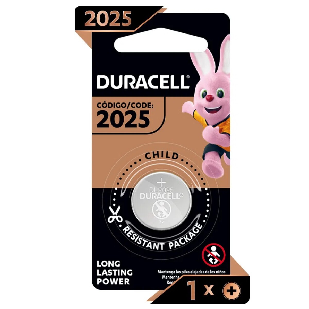 Pila Duracell Lithium Dl 2025 - 3v 