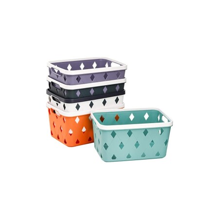 CESTO CANASTO ORGANIZADOR CALADO 31X21,5X17,5CM CESTO CANASTO ORGANIZADOR CALADO 31X21,5X17,5CM