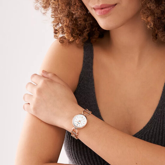 Reloj FOSSIL CARLIE Acero Oro Rosa Esfera 28mm 0