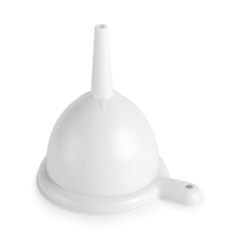 Embudo Plástico Chico Blanco 13 x 11 cm BLANCO