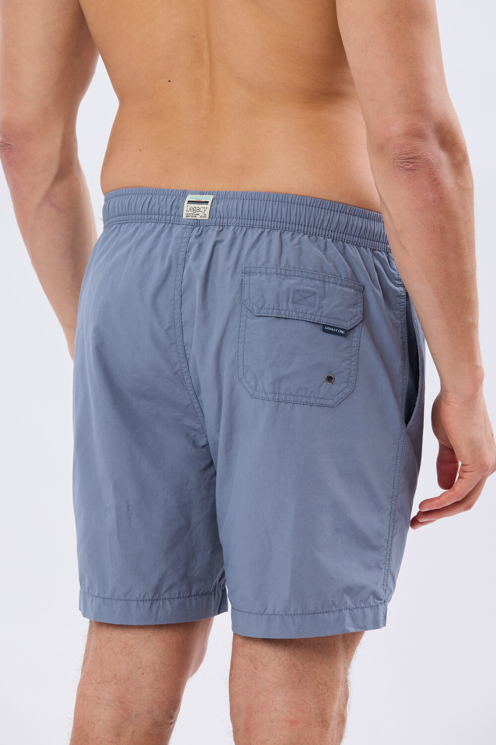 SHORT DE BAÑO LISO Piedra