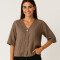 Blusa Andaluz Taupe / Mink / Vison