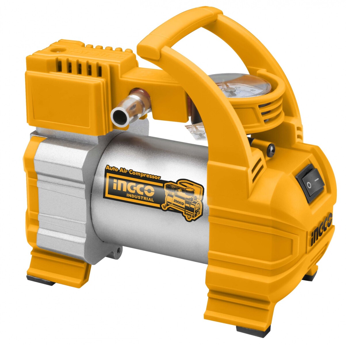 MINI COMPRESOR AUTO (MOD NUEVO) 12 VOLT INGCO AAC1408 140PSI (10BAR) INFLADOR 