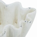 MACETA FORMA ORGANICA 26x18.5x12CM BLANCO MACETA FORMA ORGANICA 26x18.5x12CM BLANCO
