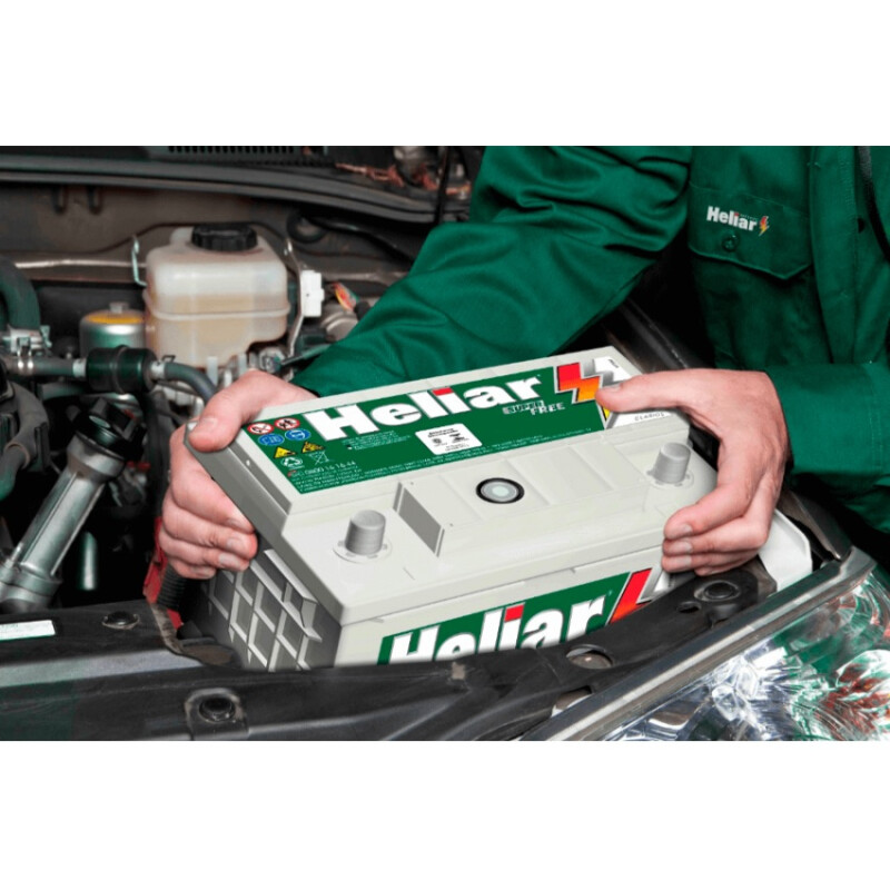 Bateria Heliar 75 amp. Derecha