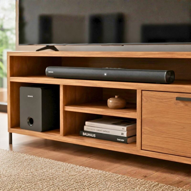 BARRA DE SONIDO BLUETOOTH 2.1 C/SUBWOOFER CON CABLE AIWA Barra De Sonido Bluetooth 2.1 C/subwoofer Con Cable Aiwa