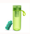 Botella con Filtro Purificador Philips Gozero 590 ml Verde Lima
