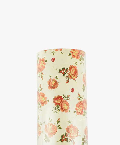 PAPEL REGALO BOBINA 40 cm X 100 mts LIBERTY ROJO