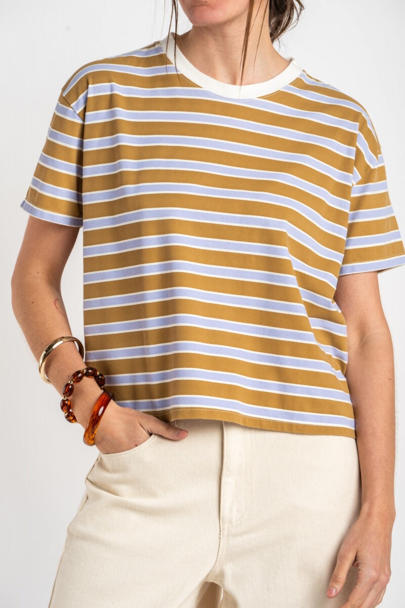 Remera Rayada Algodón - Multi 