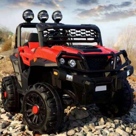 Bebesit Jeep Doble a batería 12V - Rojo Bebesit Jeep Doble a batería 12V - Rojo