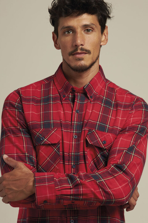 CAMISA PIER POLANCO Rojo