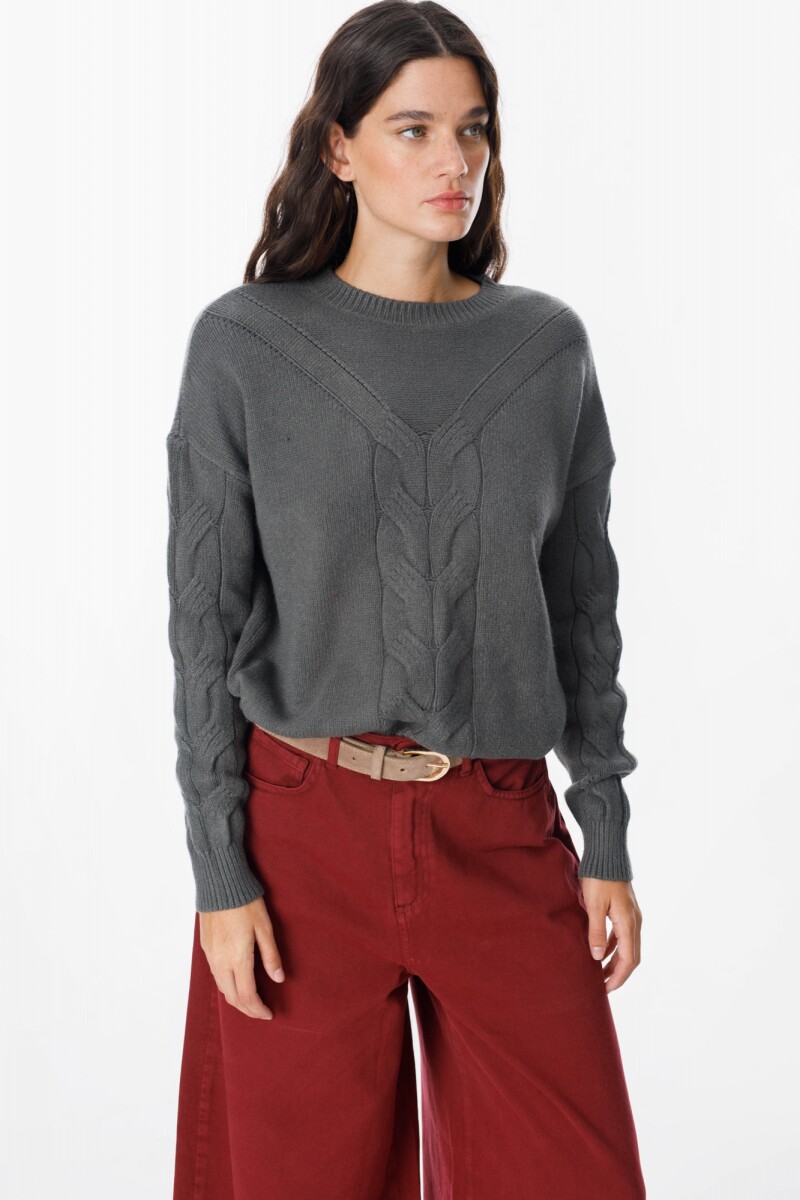 Sweater Hiedra Verde Oliva