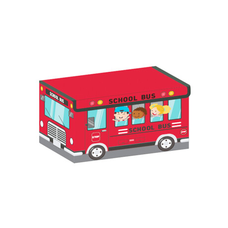Organizador infantil bus rojo