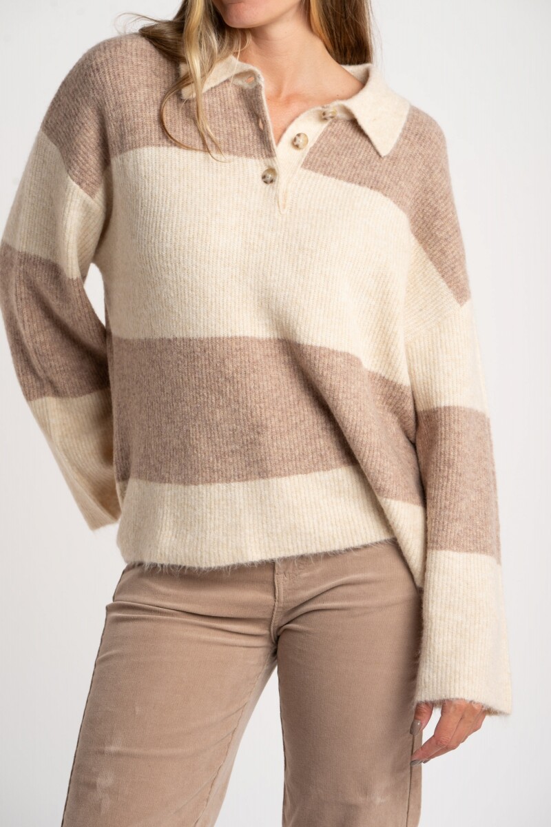 Sweater Polo Mocha