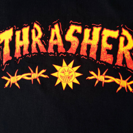 Remera Sketch Thrasher - Negro Remera Sketch Thrasher - Negro