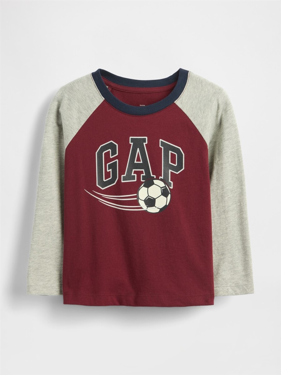 Remera Logo Gap Toddler Niño - Red Delicious 