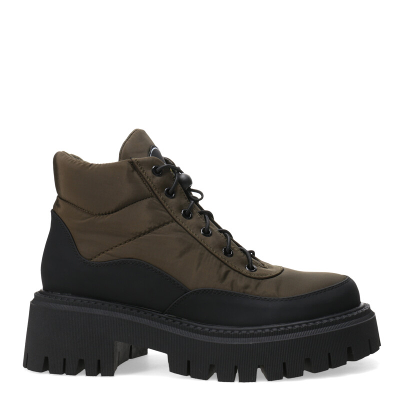 Botas de Mujer Miss Carol NANTU acordonada Verde