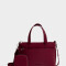 City Clasico Cartera City Con Pouch - Rojo Burdeaux