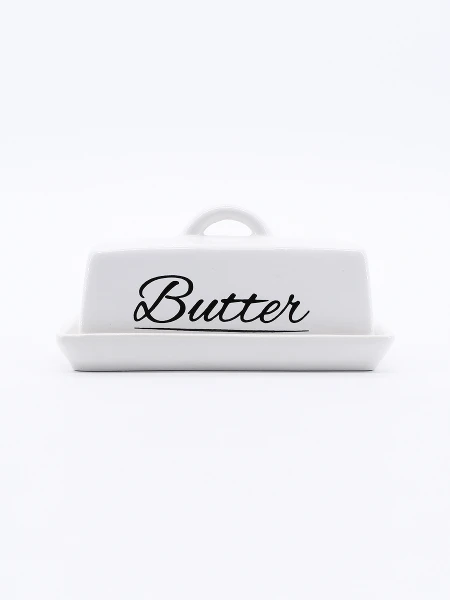 MANTEQUERA CERAMICA BUTTER BLANCO