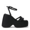 Sandalias de Mujer Miss Carol SEOUL con plataforma Negro