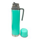 Termo Comet 750 ml Acero Inoxidable con Asa Fija y Pico Cebador Verde