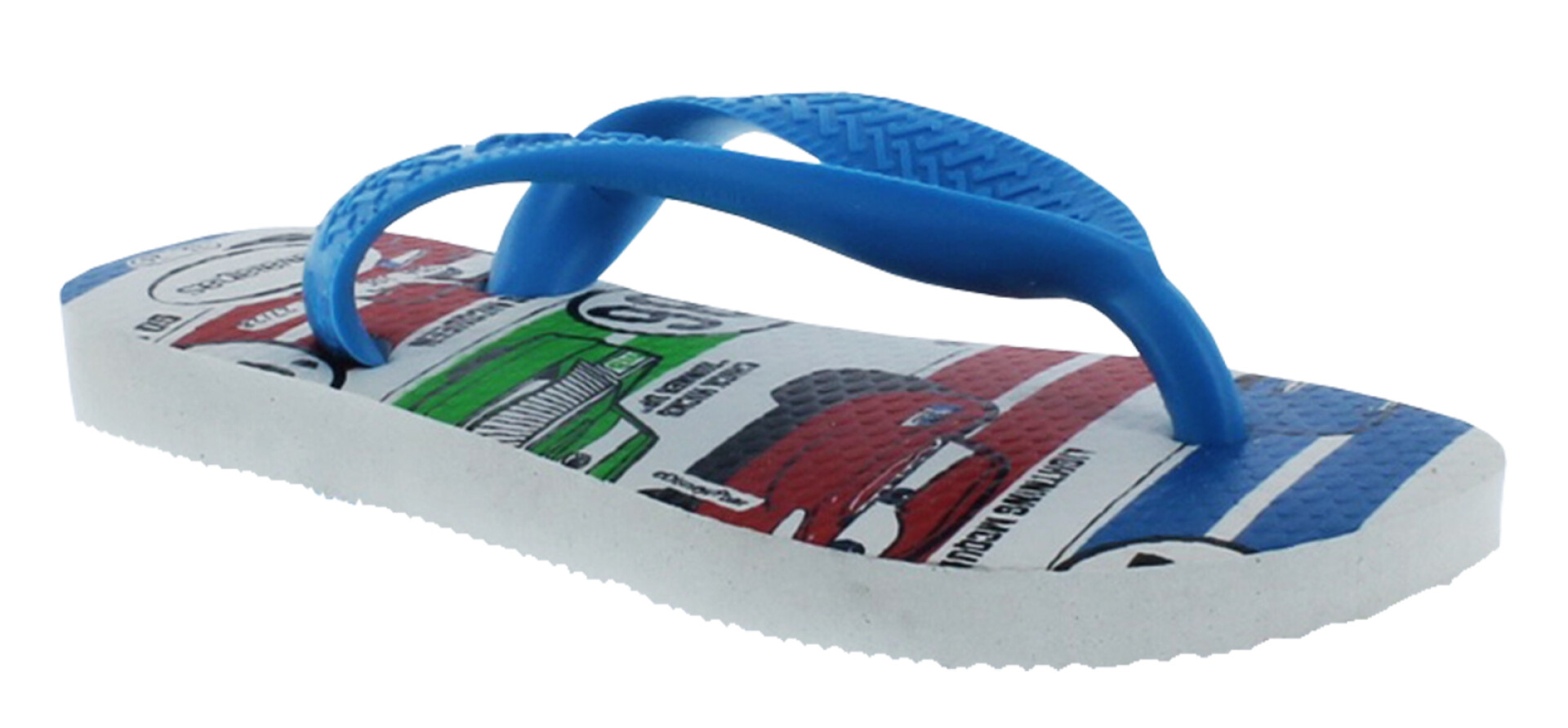 Sandalias Infantiles Havaianas Kids Cars - Blanco - Blanco 