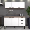 Mueble bajo mesada cocina Flamingo 120cm blanco Cozimax Mueble Bajo Mesada Cocina Flamingo 120cm Blanco Cozimax