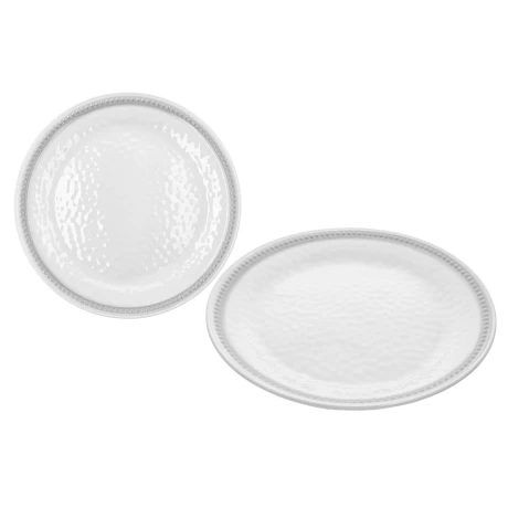 Bandeja de melamina Linea Spot guarda plateada Bandeja de melamina Linea Spot guarda plateada