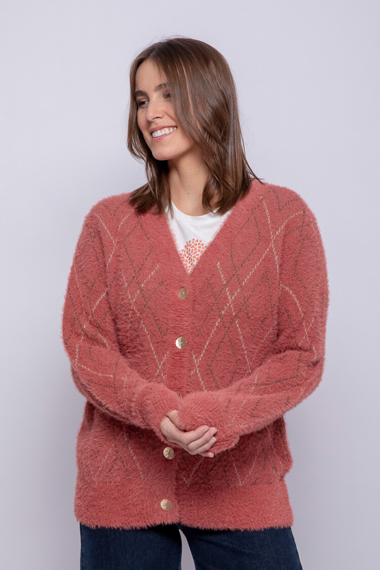 CARDIGAN LIVIA Rosa Cuarzo