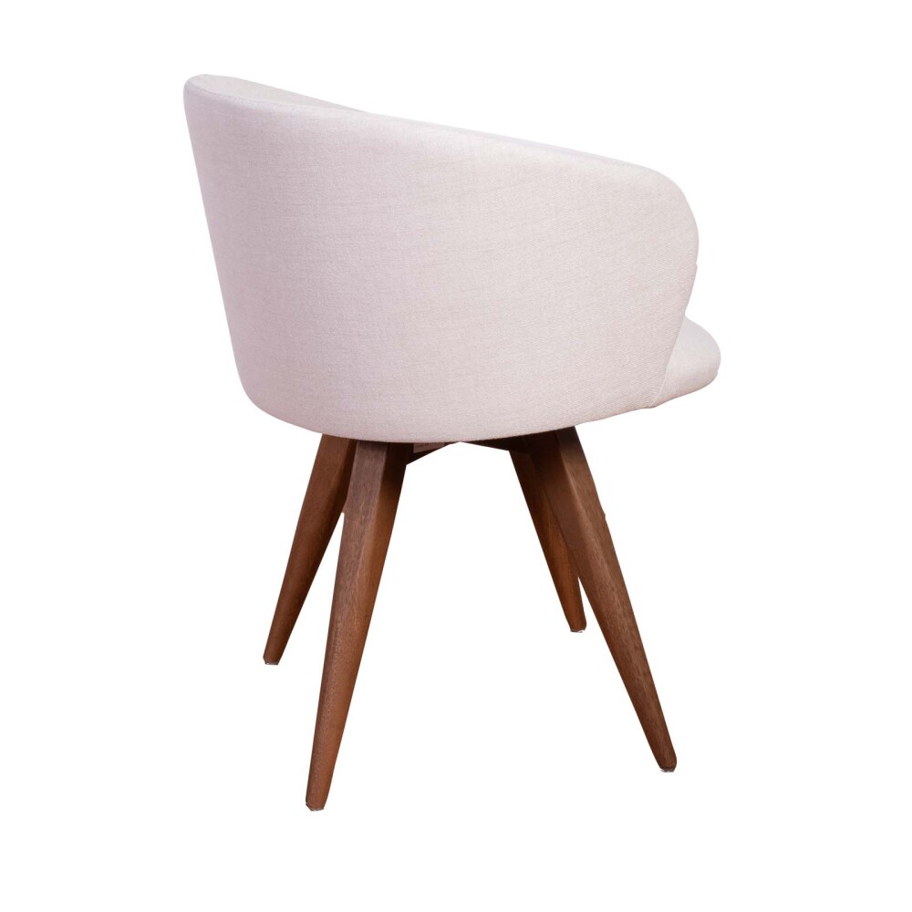 SILLA DE COMEDOR MADERA NATURAL-BEIGE MIDI EASY CLEAN