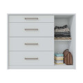 CÓMODA PALACIUS COLOR BRANCO FOSCO Cómoda Palacius Color Branco Fosco