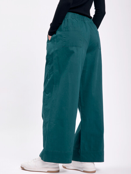 Pantalón ancho Verde