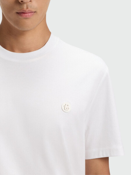 BOSS - Remera Regular Monograma Double B Alta Automática