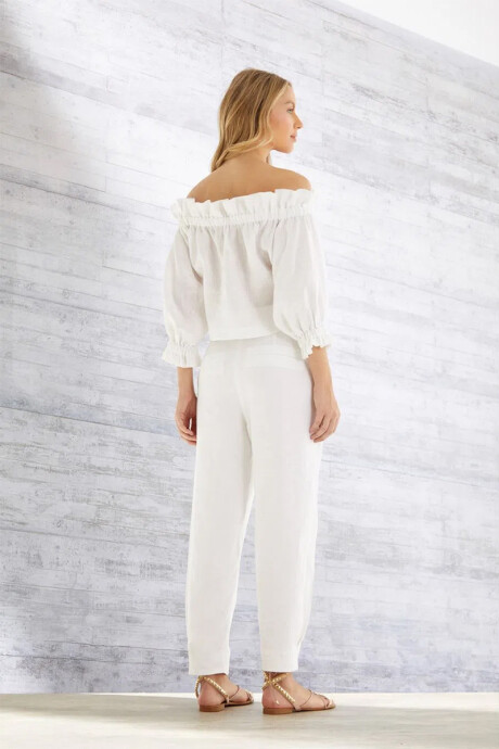 Pantalon Sally Blanco